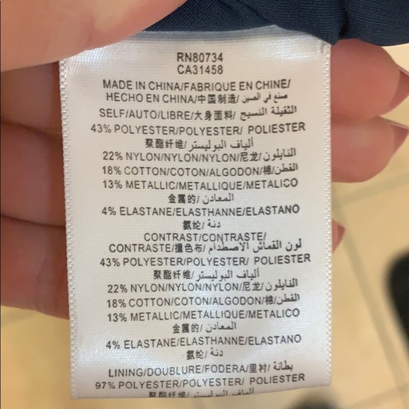 BCBGMaxAzria China Blue Ruched Strapless Dress - size 2 - Picture 10 of 10